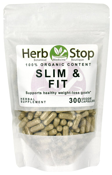 Organic Slim & Fit Bulk Herbal Capsules Bag