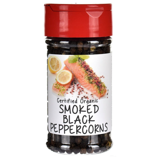 Organic Smoked Black Peppercorns Jar