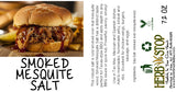 Smoked Mesquite Salt Label