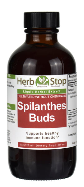 Spilanthes Buds Herbal Extract 4 oz Bottle