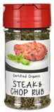 Organic Steak & Chop Rub Seasoning Spice Jar