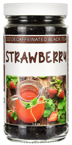 Strawberry Decaf Black Tea Jar