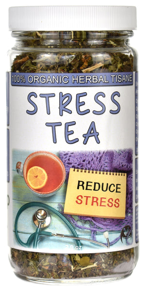 Organic Stress Tea Jar