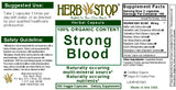 Strong Blood Capsules Label