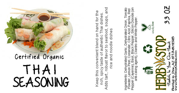 Thai Seasoning Label