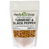 Turmeric Black Pepper Organic Capsules Bag