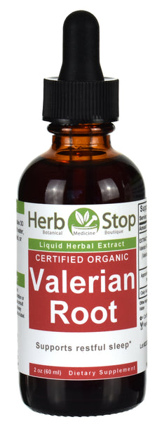 Organic Valerian Root Liquid Extract 2oz