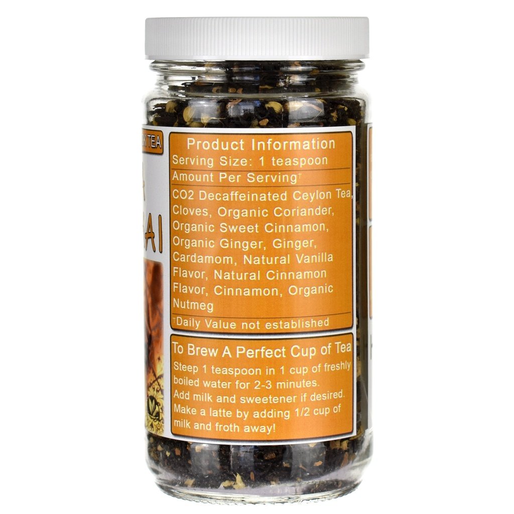 Vanilla Decaf Chai Loose Leaf Tea Jar