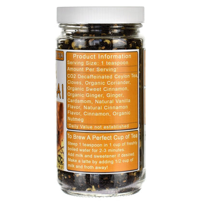 Vanilla Decaf Chai Loose Leaf Tea Jar
