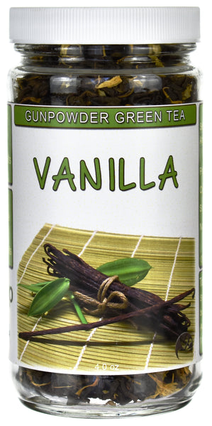 Vanilla Gunpowder Green Tea Jar