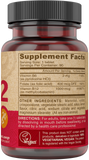 Deva Nutrition Vitamin B-12 with Folic Acid & B6 Supplement Facts