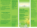 Weleda Citrus 24h Deodorant Spray Label