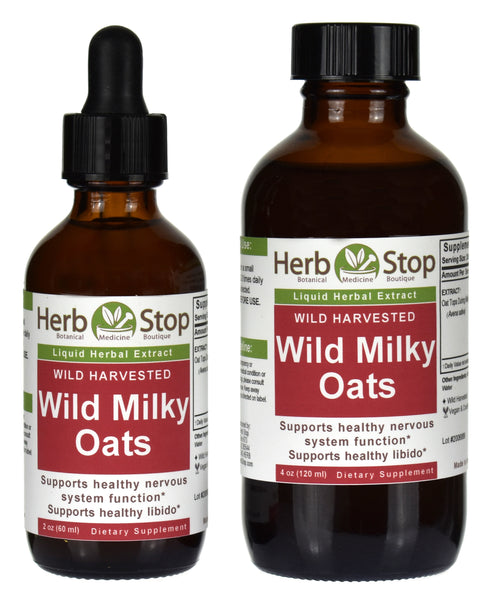 Wild Milky Oats Extract Bottles
