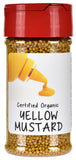 Organic Yellow Mustard Seed Whole Spice Jar