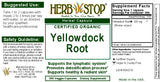 Yellowdock Capsules Label