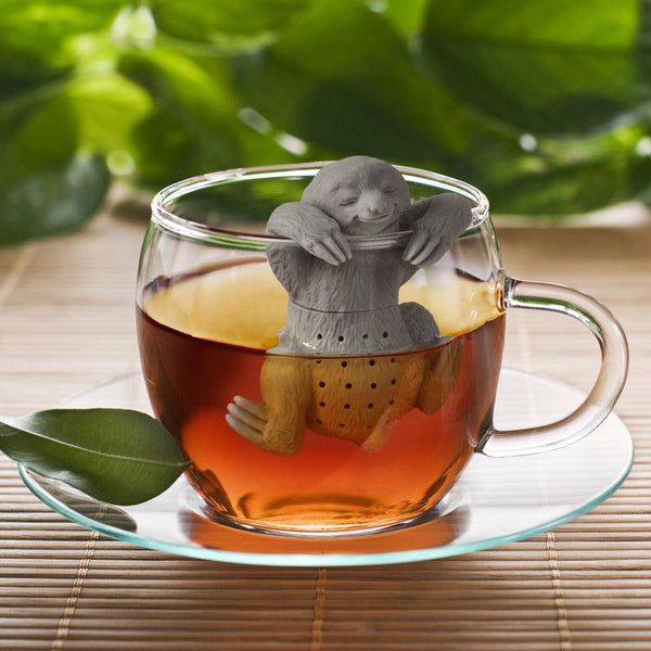 Fred Slow Brew Sloth Tea Infuser in teacup