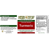 Turmeric Extract Label